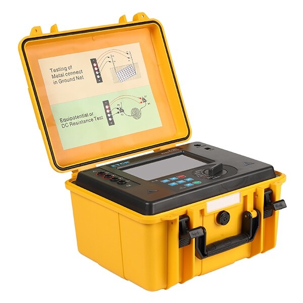 ETCR3700C Intelligent Equipotential Bonding Resistance Tester 0.0001Ω~30.00kΩ✦KD