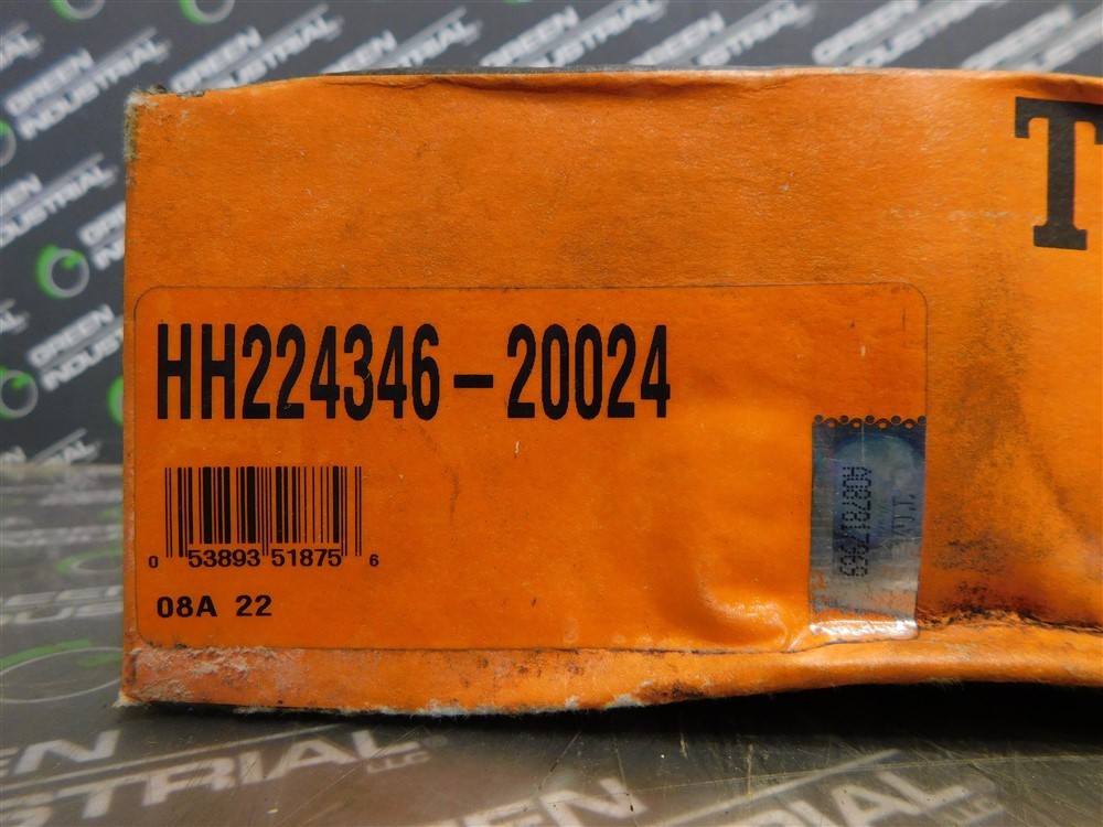 NEW Timken HH224346-20024 Tapered Roller Bearing Cone 4.5″Bore 2.625″W 8.375″OD