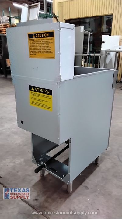 Black Diamond 40Lbs Natural Gas Deep Fryer with manufacturer warranty 1 Year