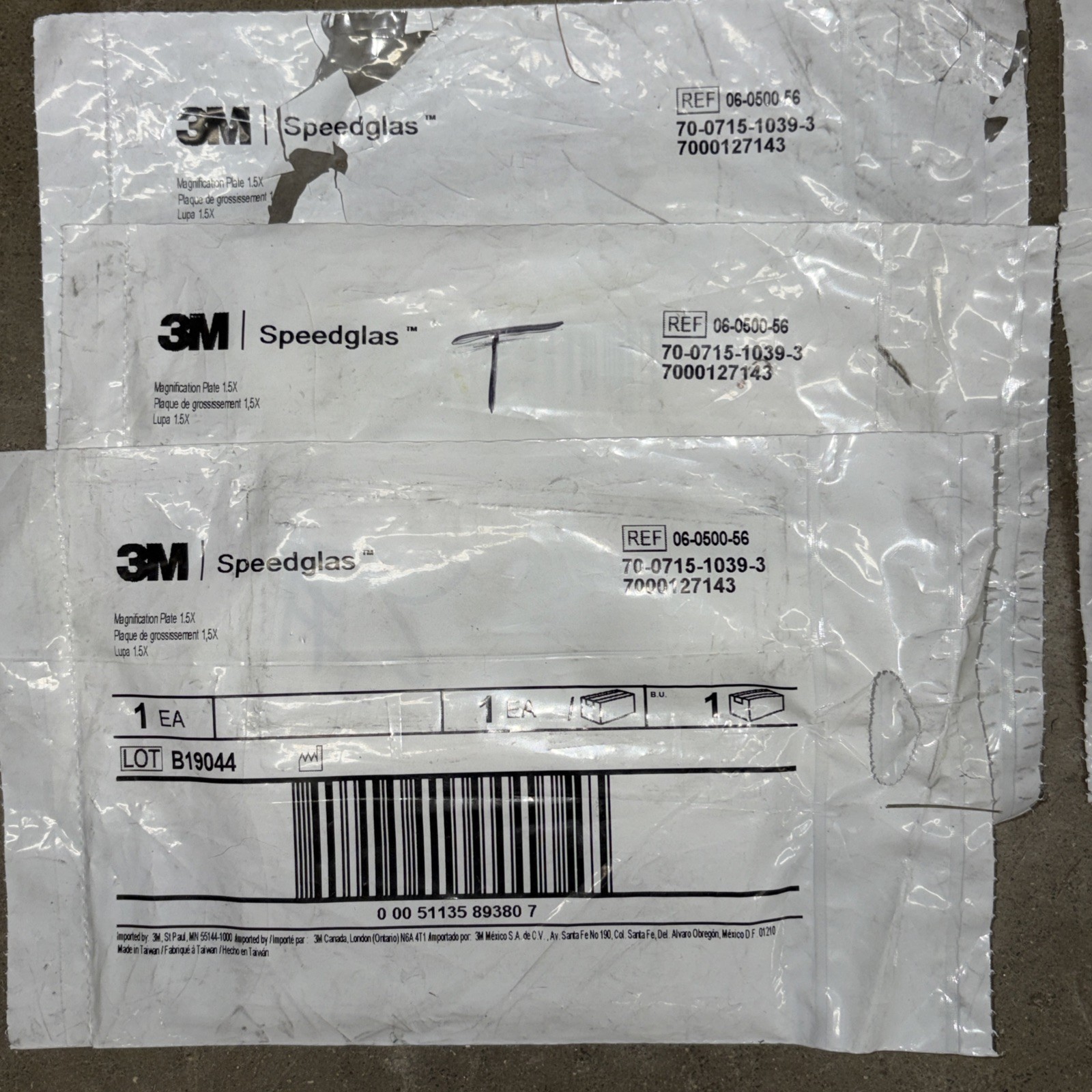 3M Speedglas Magnification Plate 1.5x- 3.0x 06-0500-57 (Lot Of 14)