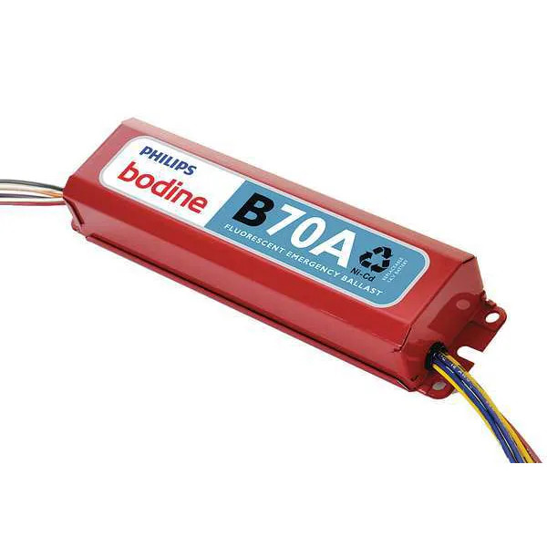 Bodine 32215 W, 700 lm Linear Fluorescent Emergency Ballast B70A Bodine B70A