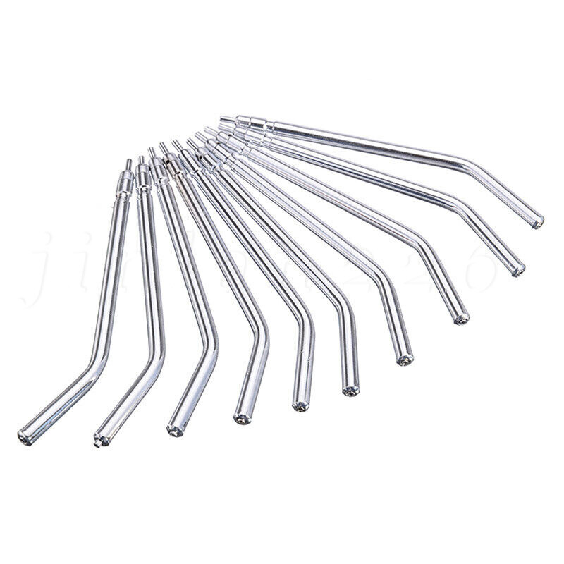10PCS Dental Air Water Spray Triple Syringe 3 Way Handpiece w/ Nozzles/Tips/Tube