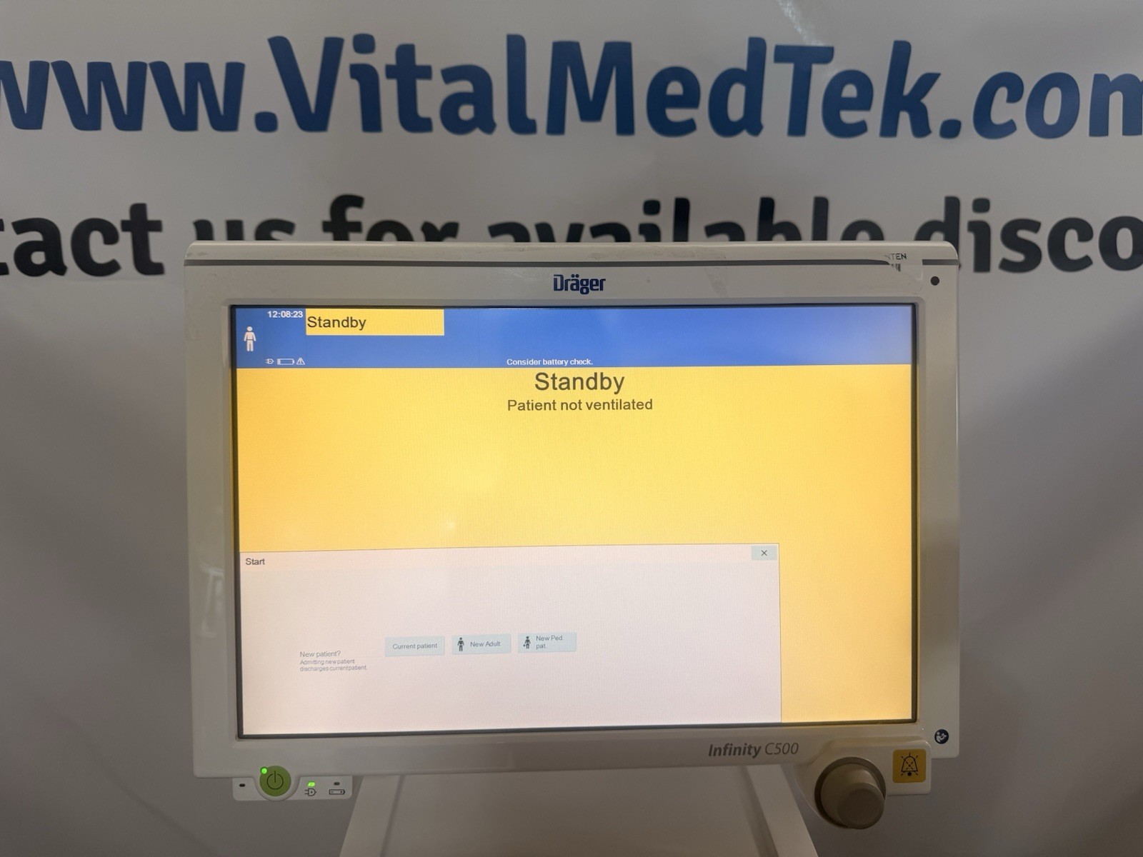2020 Draeger Infinity V500 Adult, Pediatric & Neonate (zero Operational Hours)