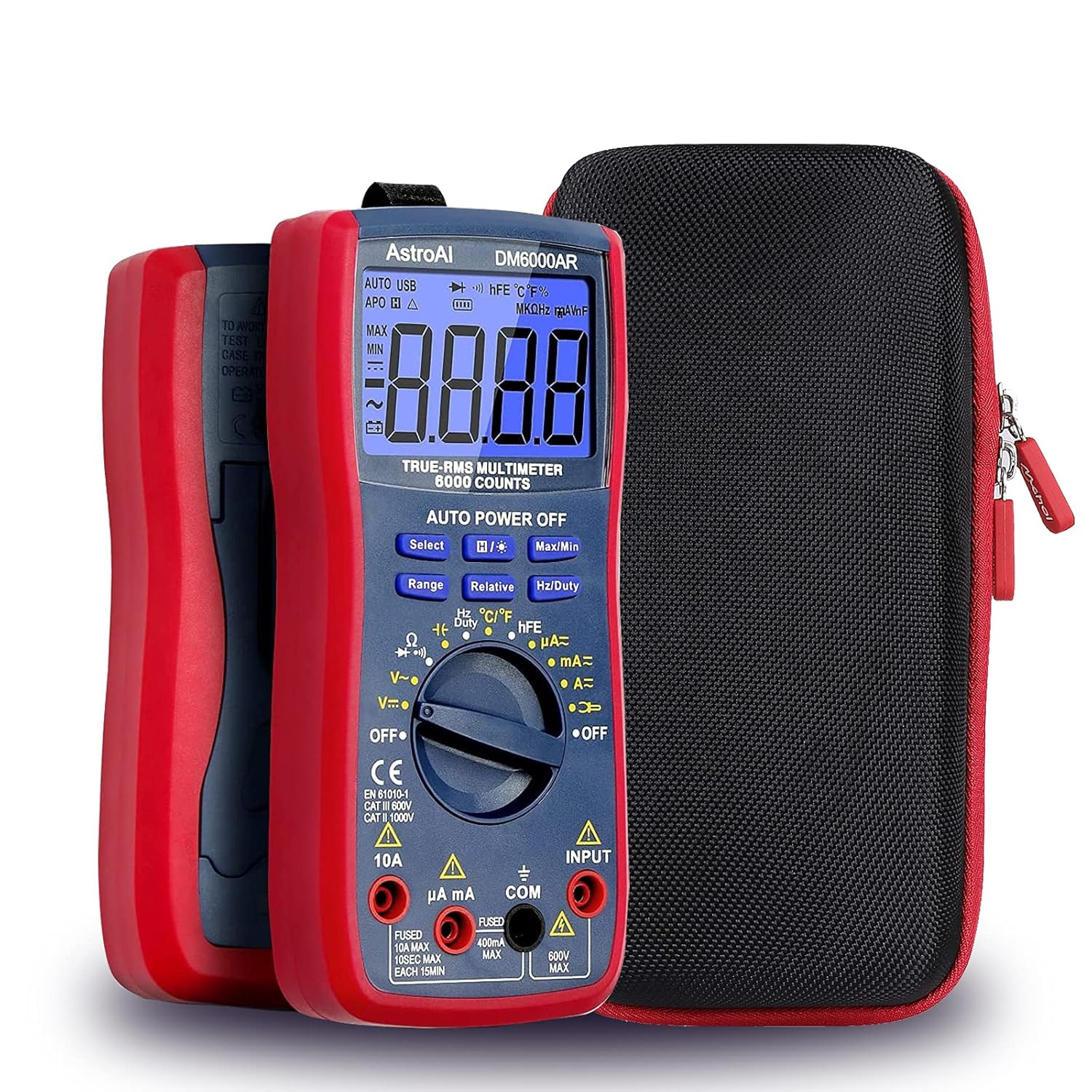 Mchoi Hard Portable Case Compatible with Astroai Digital Multimeter TRMS 6000 Co