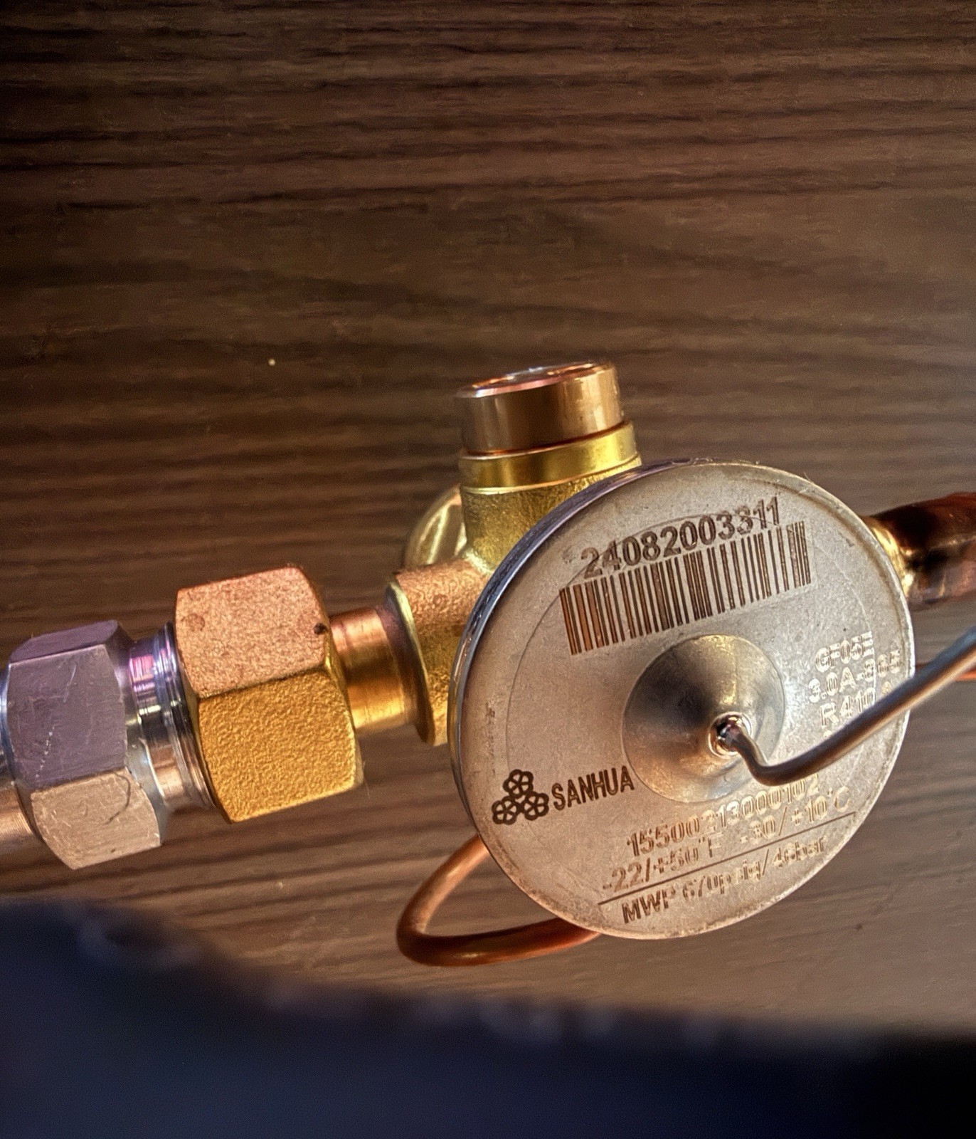 TXV Expansion Valve (Sanhua) GF05E 3.0A-865 Universal 3 ton 410A Replacement