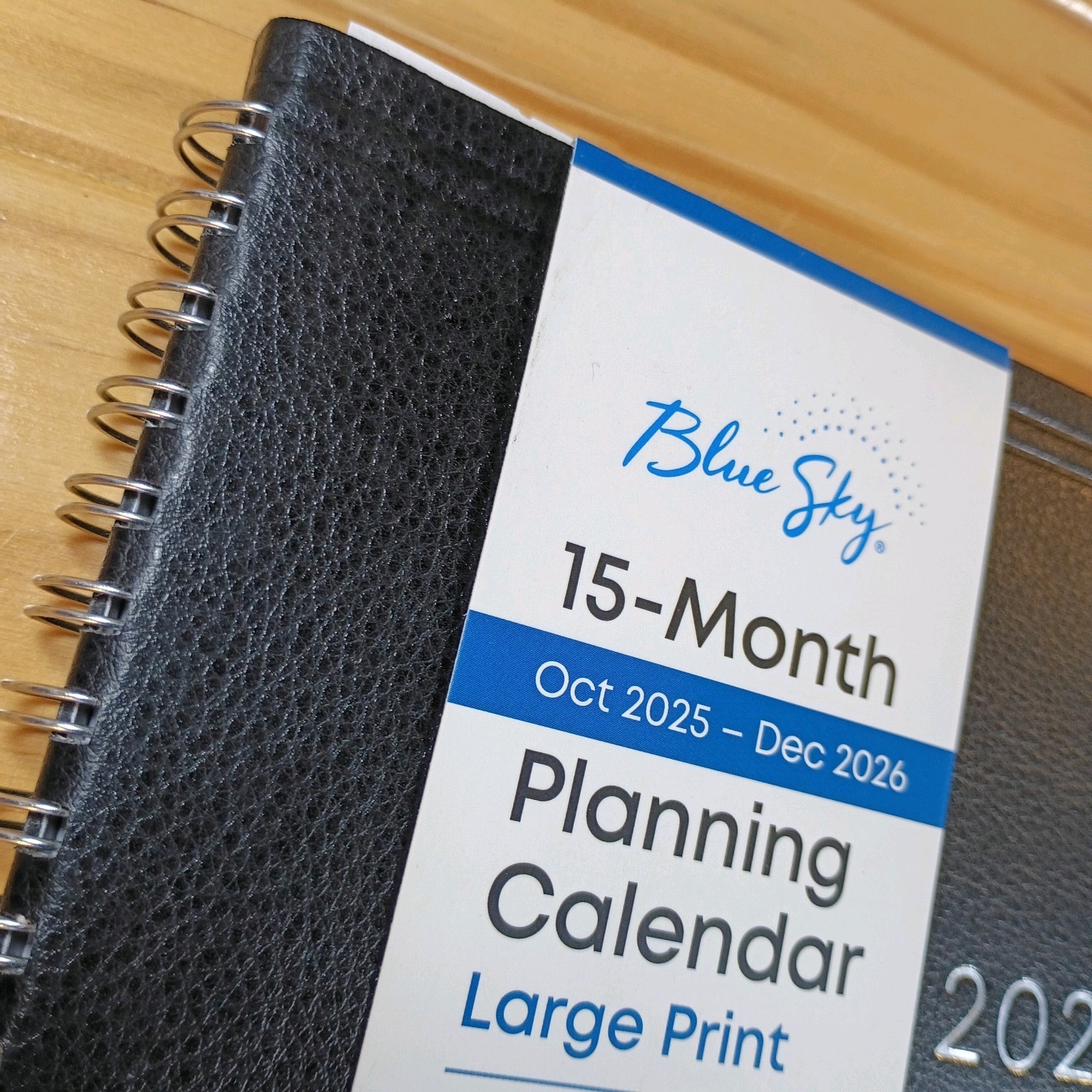 Blue Sky 15 Month Planner Oct 2025 – Dec 2026 Large Print 158115 New.