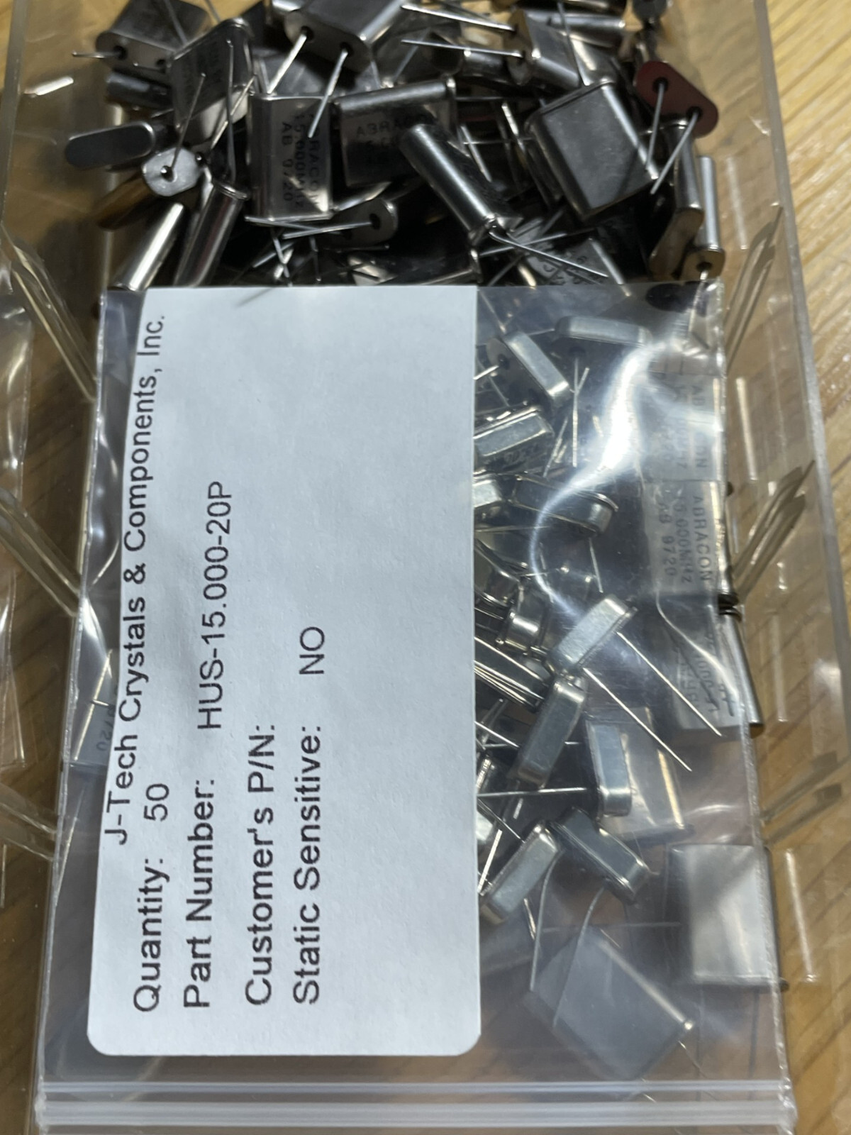 A lot of TEN (10) Quartz Crystal HC-49U at selected frequencies