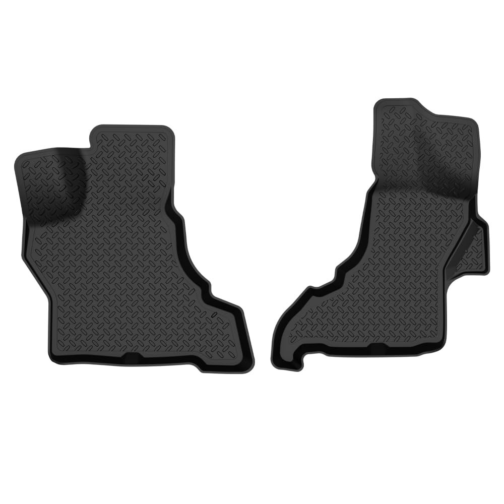 TPE Floor Mats for E150 E250 E350 Econoline 1997-2005 2PCS Black All Weather