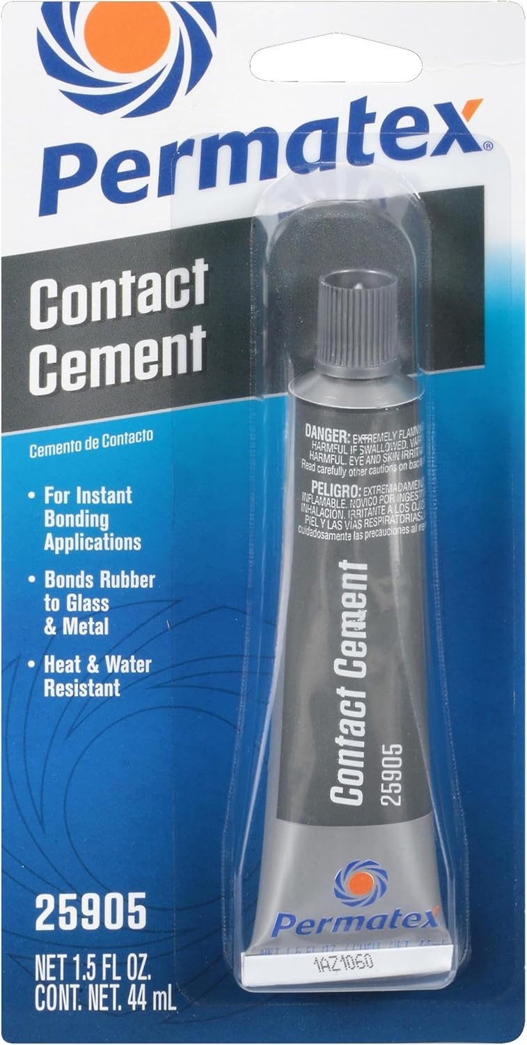 1.5 oz. Contact Cement – Multi-Surface Repair Adhesive for Wood, Metal, Leather