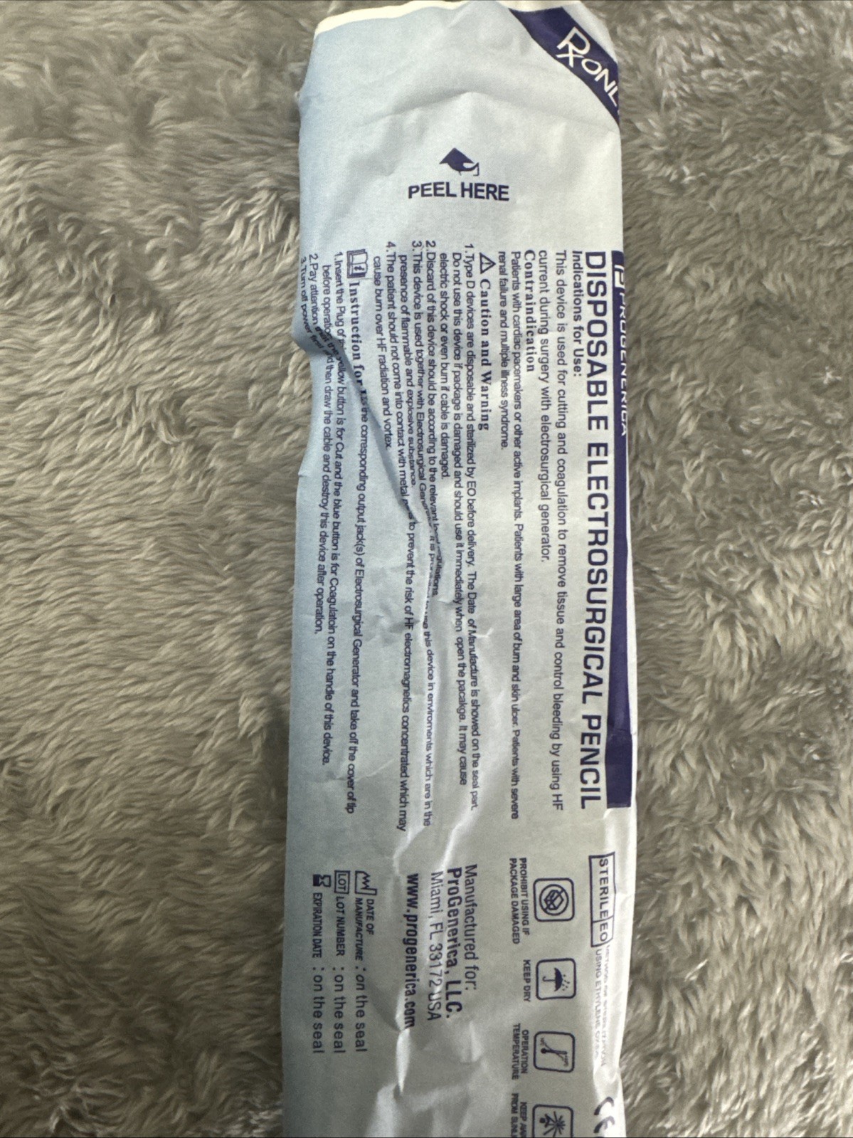 One Piece Disposable Electrosurgical Control Pencil ESU Pencil Blade Electrode