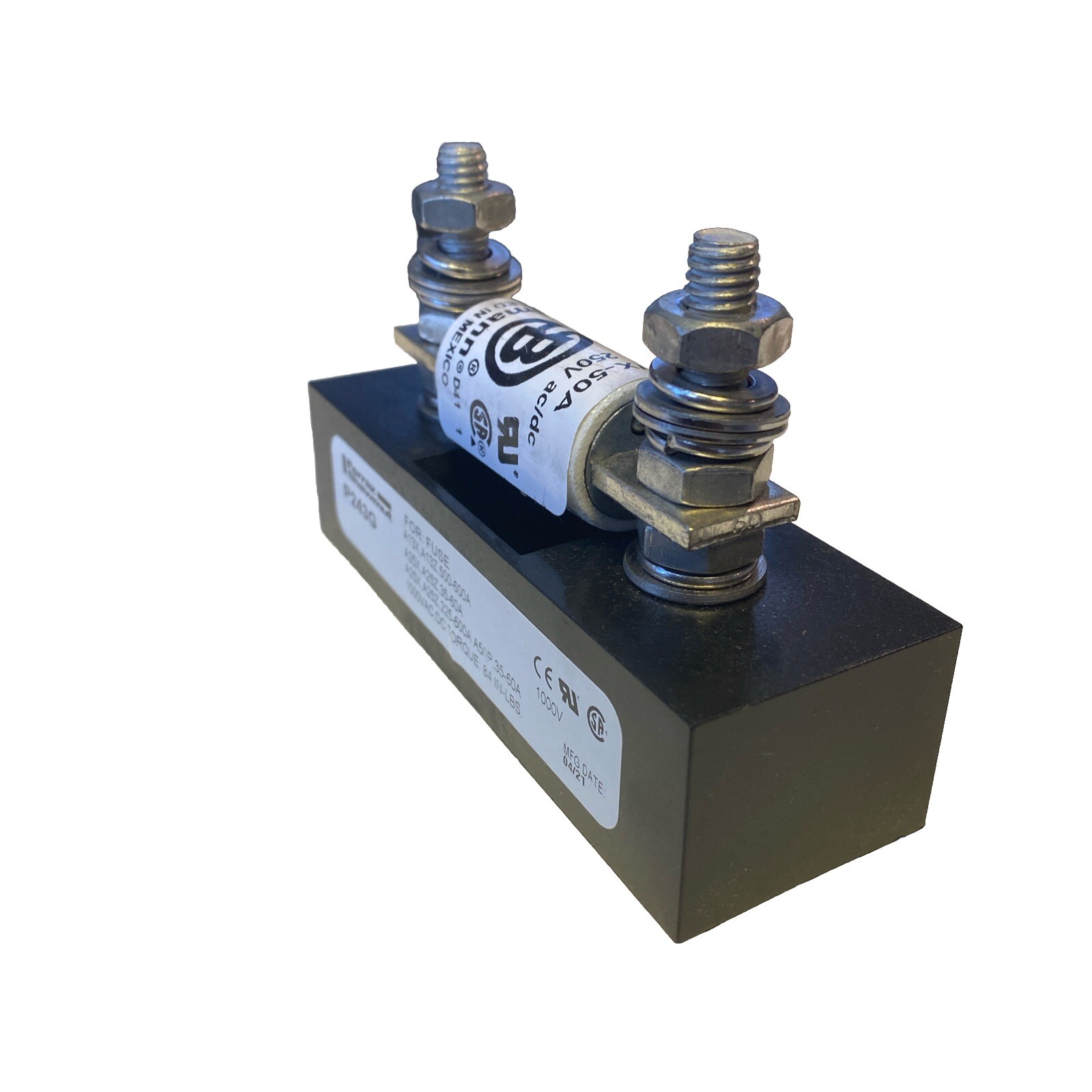 Mersen / Ferraz Shawmut P243G Fuse Holder | 1 Pole | Up to 1000V 600A | NEW
