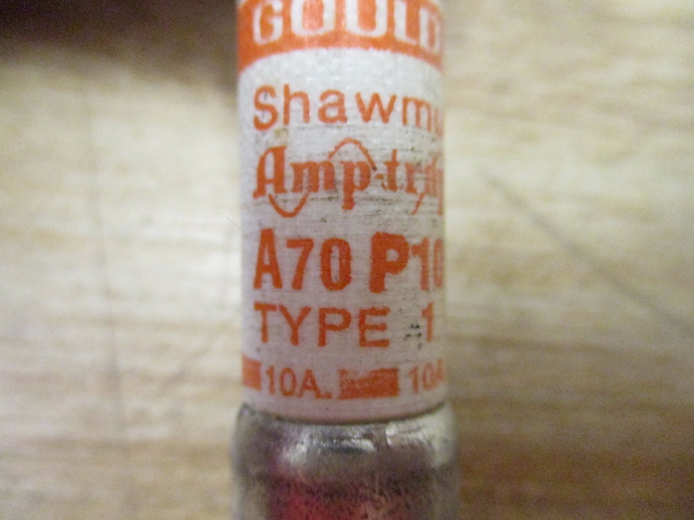Gould/Shawmut A70P10 Amp-Trap Fuse Tested (Pack of 3)