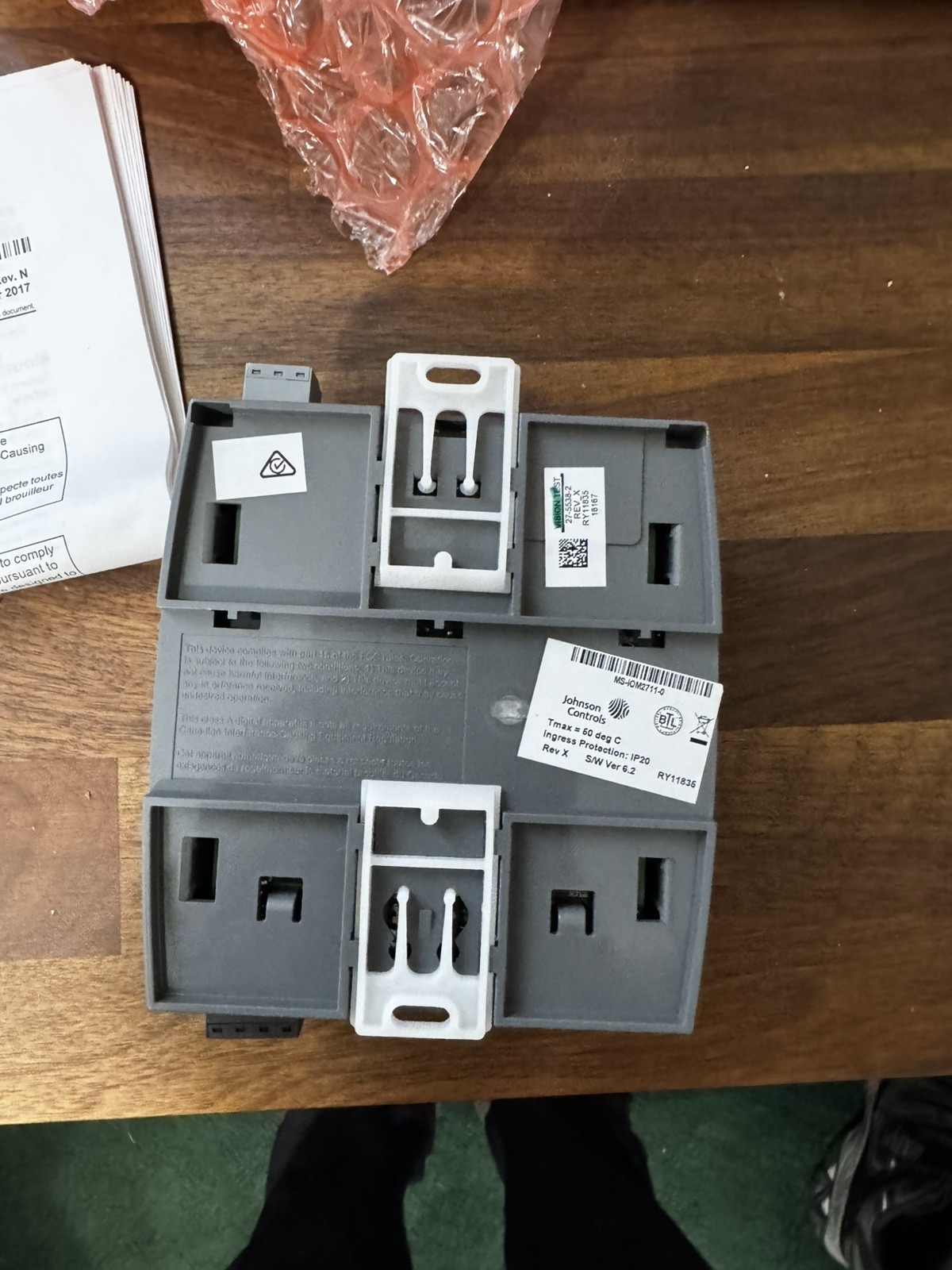 Johnson Controls MS-IOM2711-0 PLC Input/Output Module 6 point