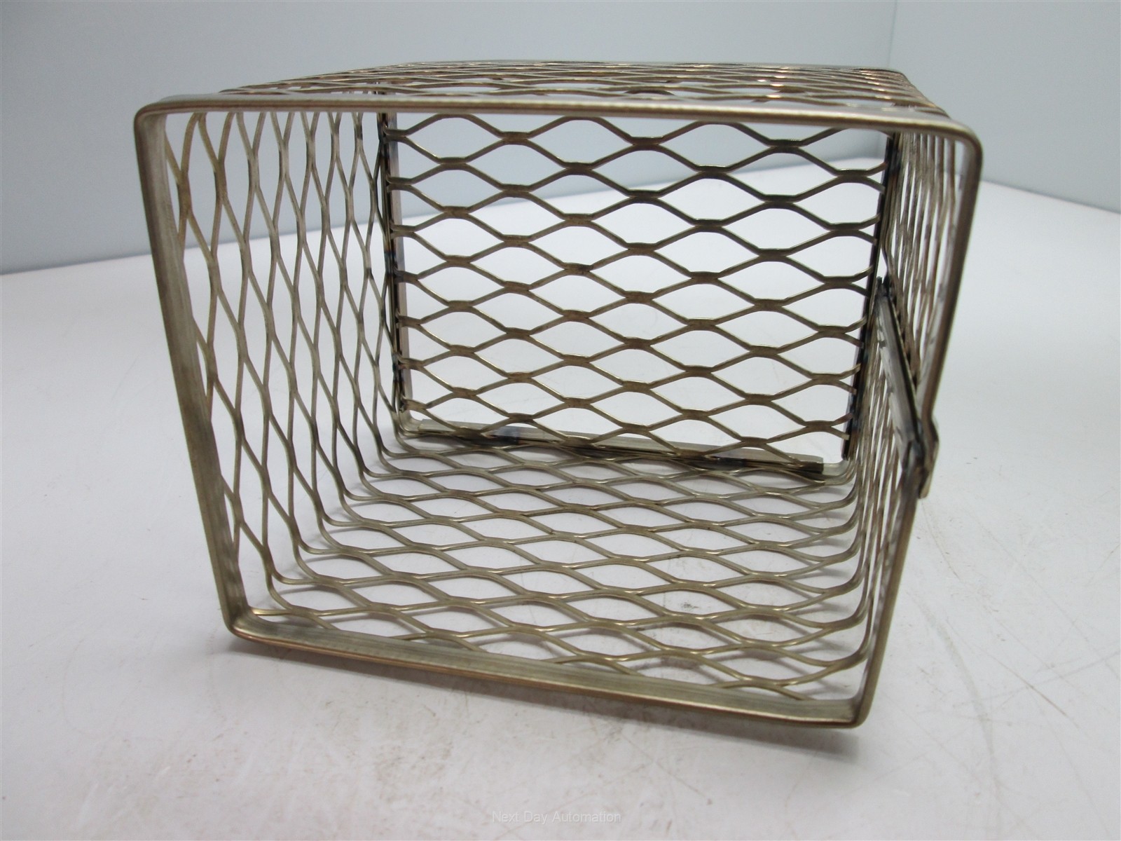 New Stainless Steel Mesh Parts Basket Ultrasonic Cleaner 3.875″ x 4.75″ x 3.5″