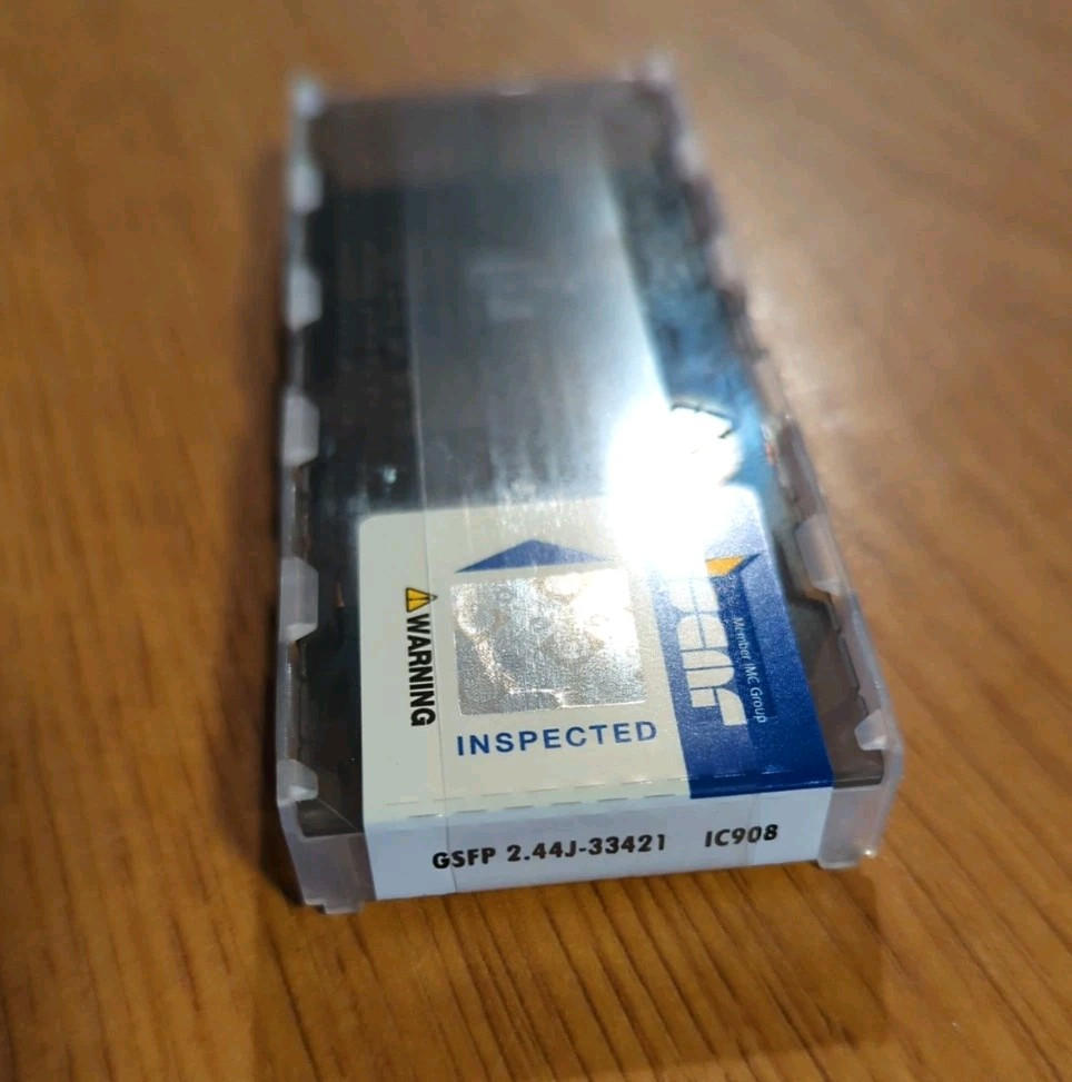 ISCAR GSFP 2.44J-33421 IC908 Carbide Cutoff Insert Grooving (Box of 10) ISRAEL