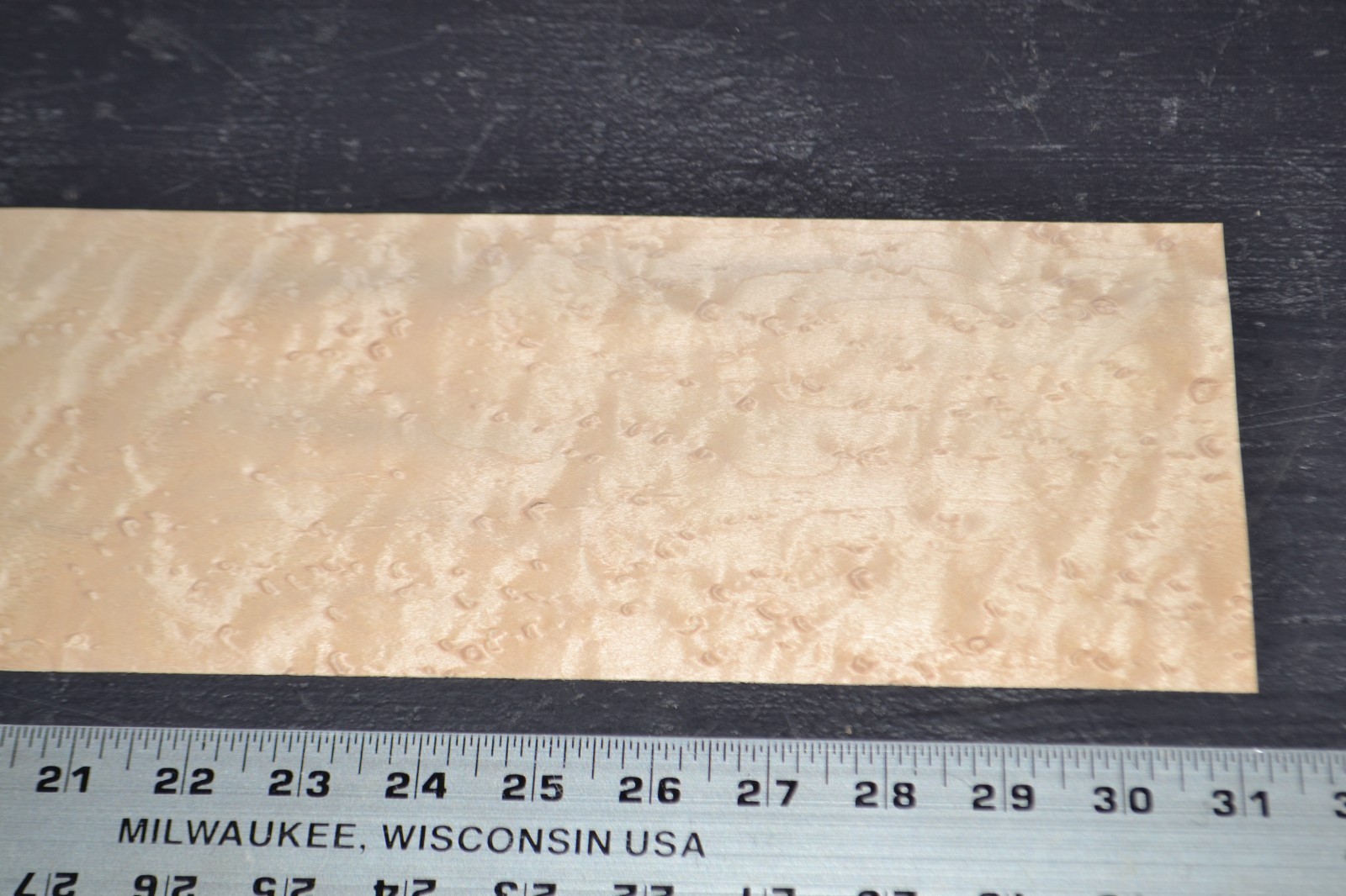 Birdseye Maple Raw Wood Veneer Sheet 5 x 30 inches 1/42nd 35138-68