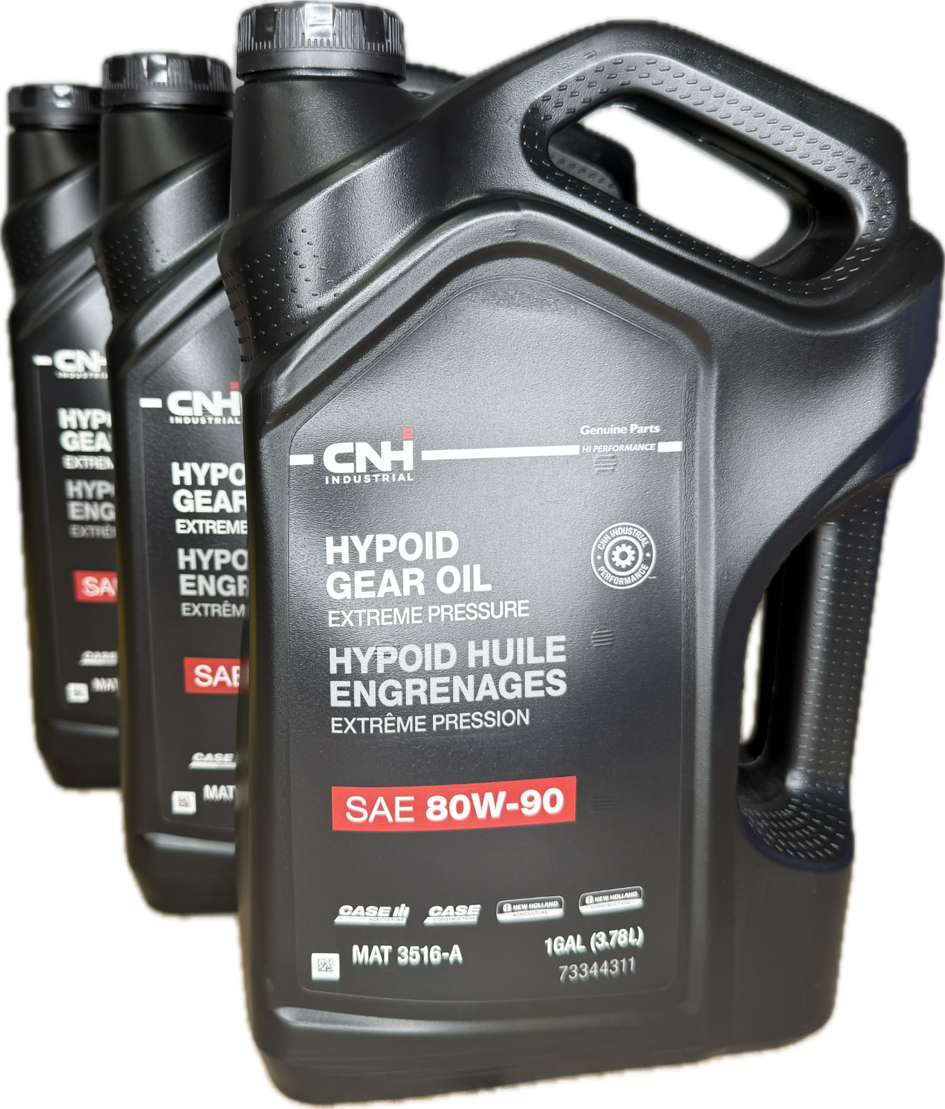 CNH Industrial 3/1g Hypoid Gear Oil EP GL-5 80W-90 MAT 3516-A Part # 73344311