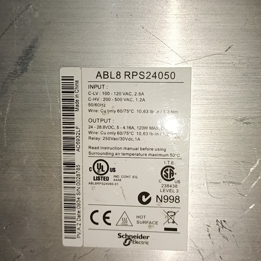 1P schneider Telemecanique ABL8 RPS24050 Quickly delivery