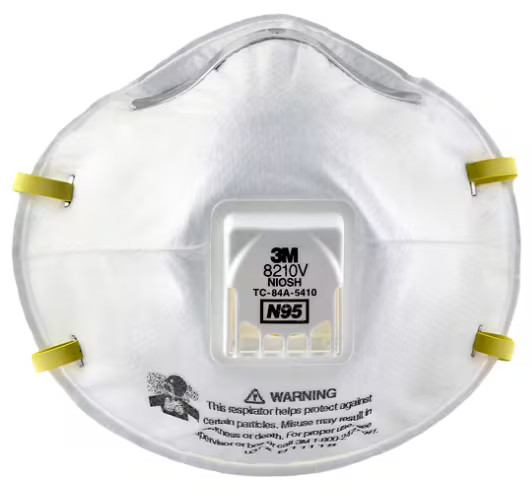 3M™ Particulate Respirator 8210V, N95 (10/pk)