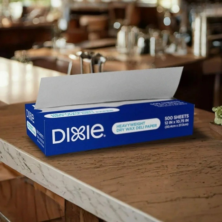 Dixie Heavyweight Dry Wax Deli Paper 12″ X 10.75″, Free Shipping – Choose pk.