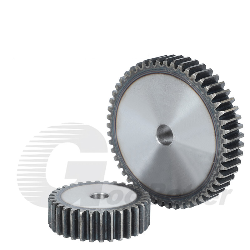 1/1.5/2/2.5/3/4/5 Mod 10-150T Spur Gear 45# Steel Pinion Gear Thickness 10-40mm