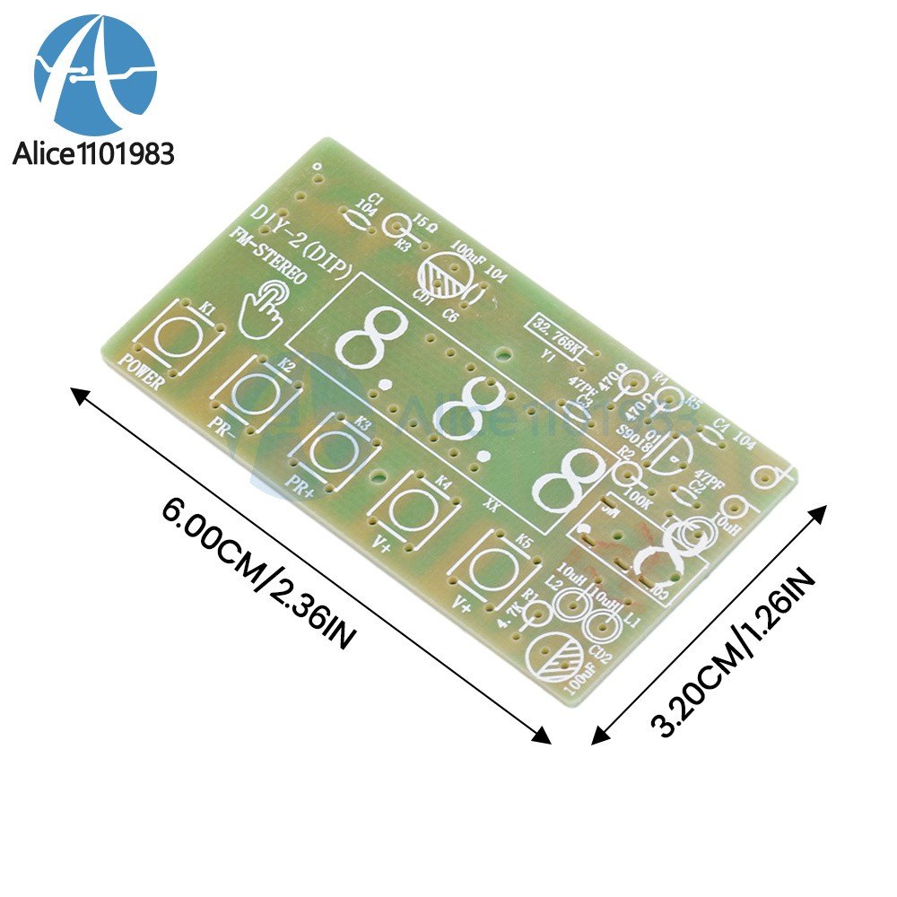 Electronic DIY AM/FM Radio Receiver Module Kits Wireless Stereo 87MHz-108MHz