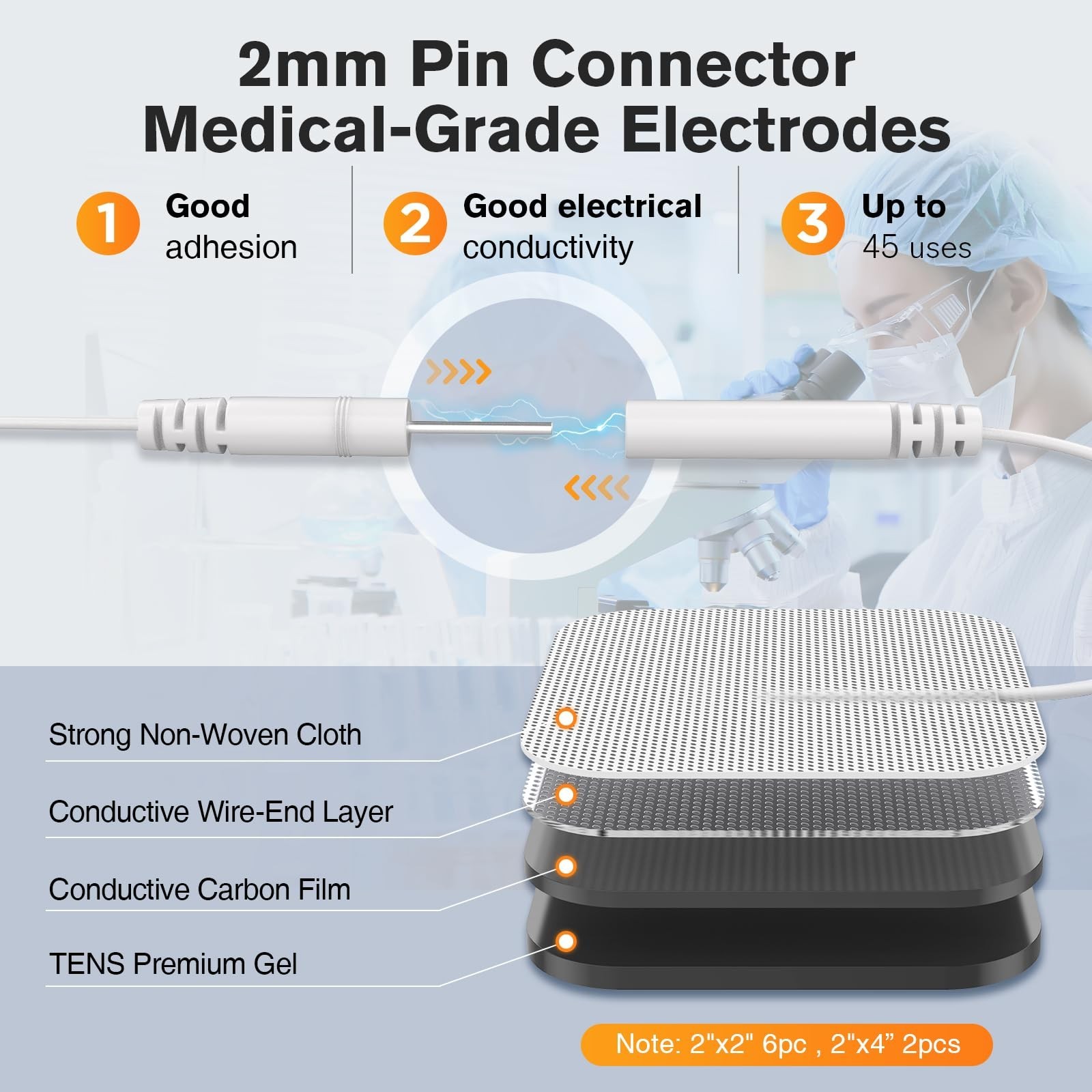 NURSAL TENS Unit Muscle Stimulator for Pain Relief Therapy, 3-in-1 Dual Chann…