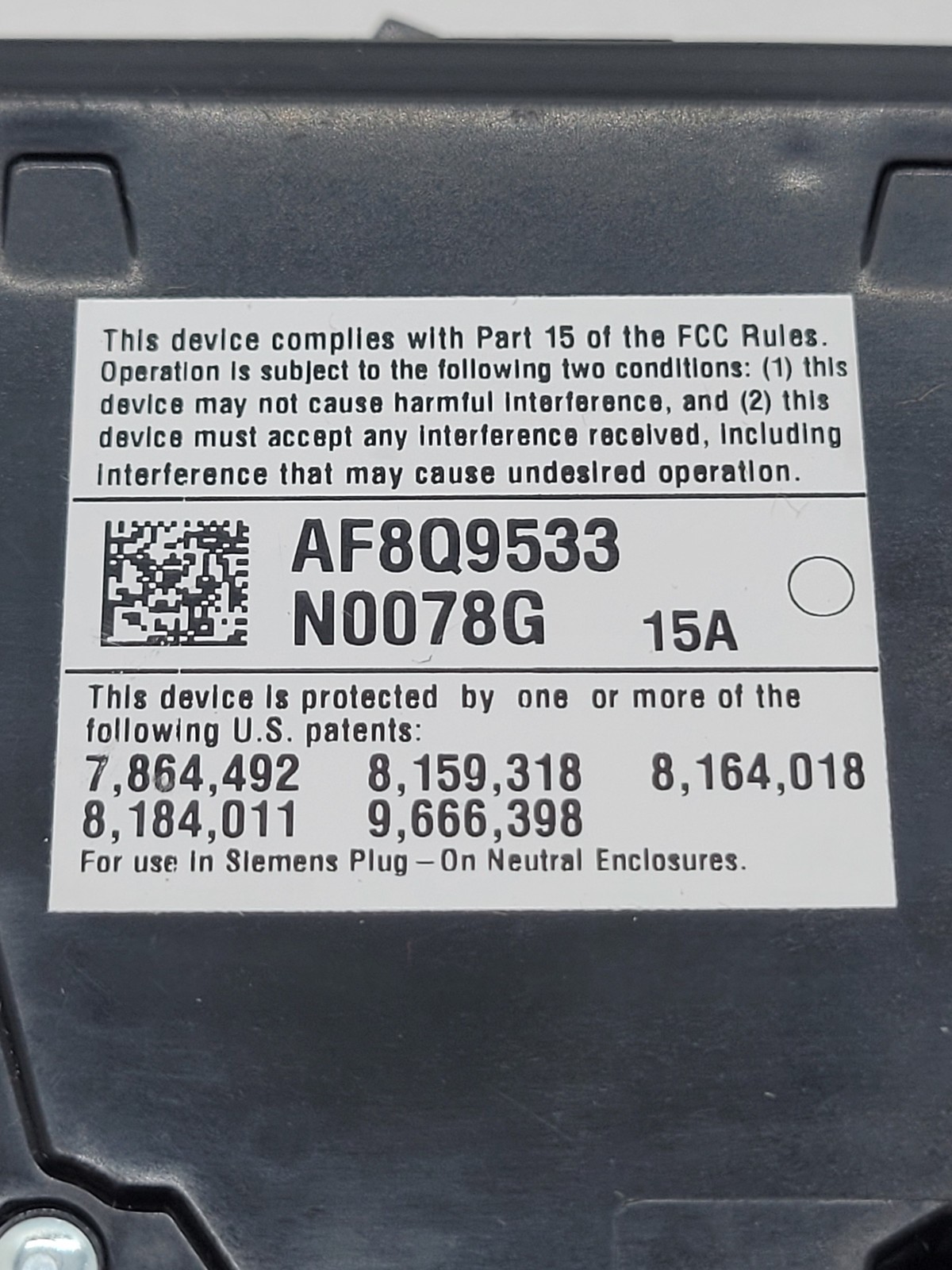 10PC Siemens QA115AFCN Plug-In Circuit Breaker 15A 1P 120V 10KA QAF2N CAFCI