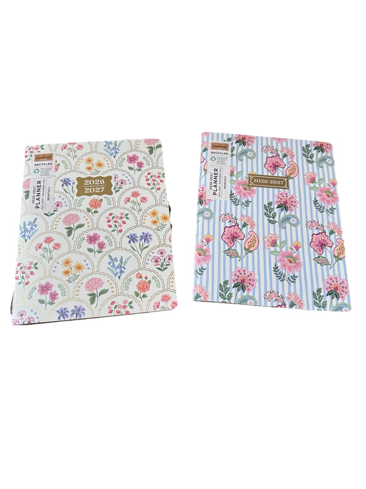 July 2026-Dec 2027 Planner 18 Mo. Planner Clementine Notebook Size Large Floral