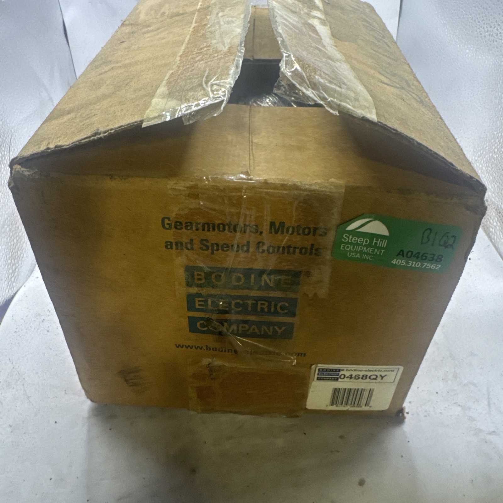 Bodine 34R4BFCI-5R 43 RPM 1/15 HP 115V AC Right Angle Gearmotor