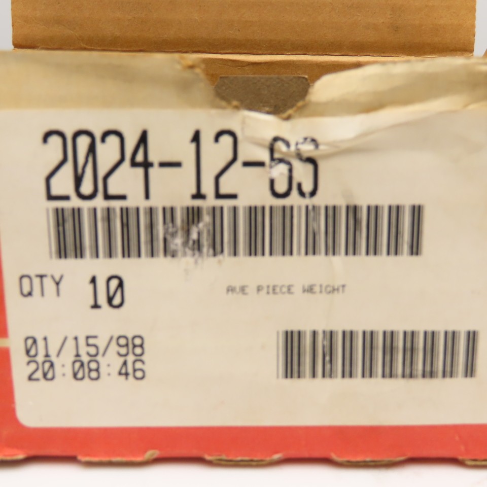 Aeroquip 2024-12-6S 3/8″ (-6) JIC Male x 3/4 (-12) NPTF Male Adaptor Lot Of 9
