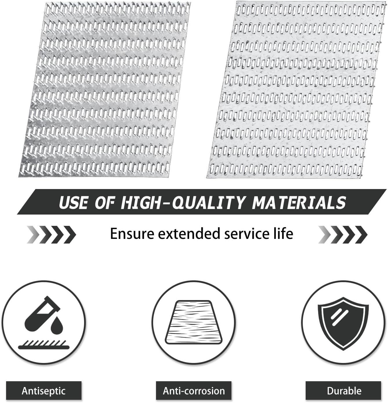 Alloy Steel Truss Brackets 8×10 – 10 Durable Plates for Wood Structure Stability