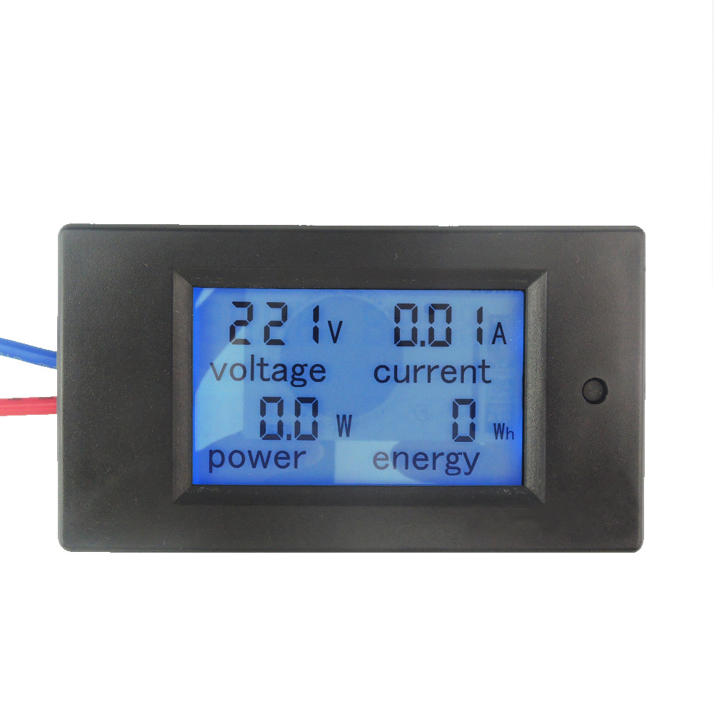 AC 80-260V 220V 110V 20-100A LCD Digital Volt Watt Power Meter Ammeter Voltmeter