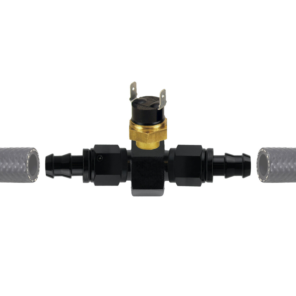 6AN-10AN TRANS-MISSION OIL COOLER HOSE ADAPTER ELECTRIC FAN TEMP-ERATURE SWITCH