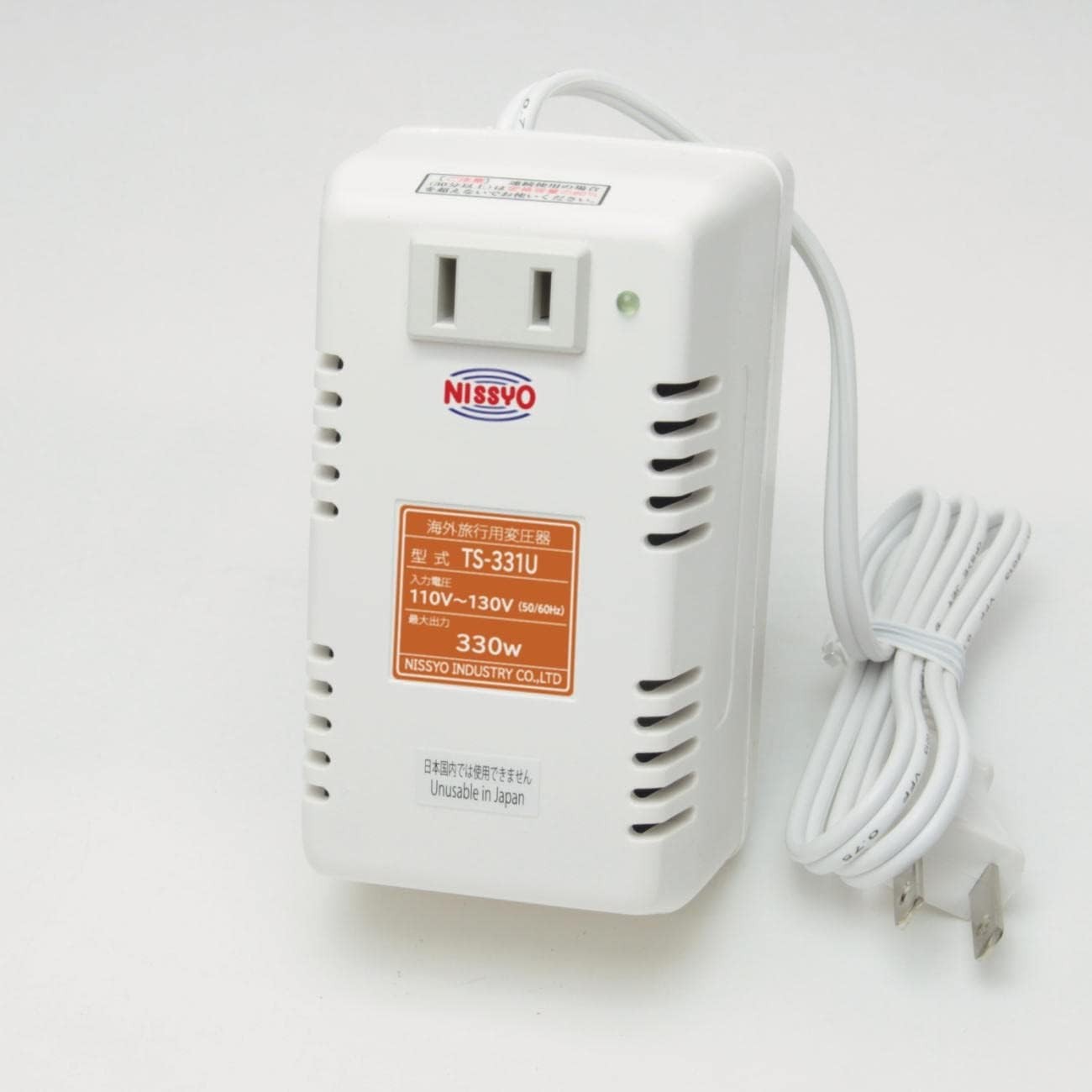 Japan to US Electric Adapter TS-331U Voltage Converter Plug A AC110V-130V/330W