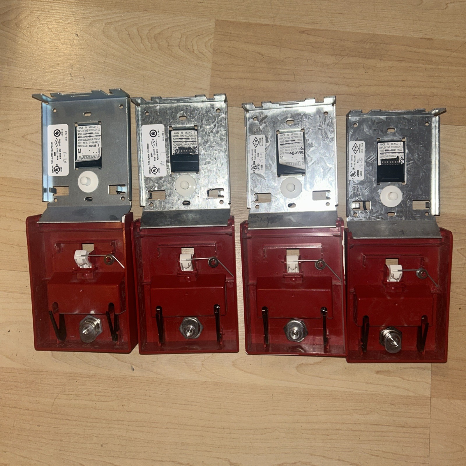4-Simplex Addressable Double Action Manual Fire Alarm Pull Station 4099-9003