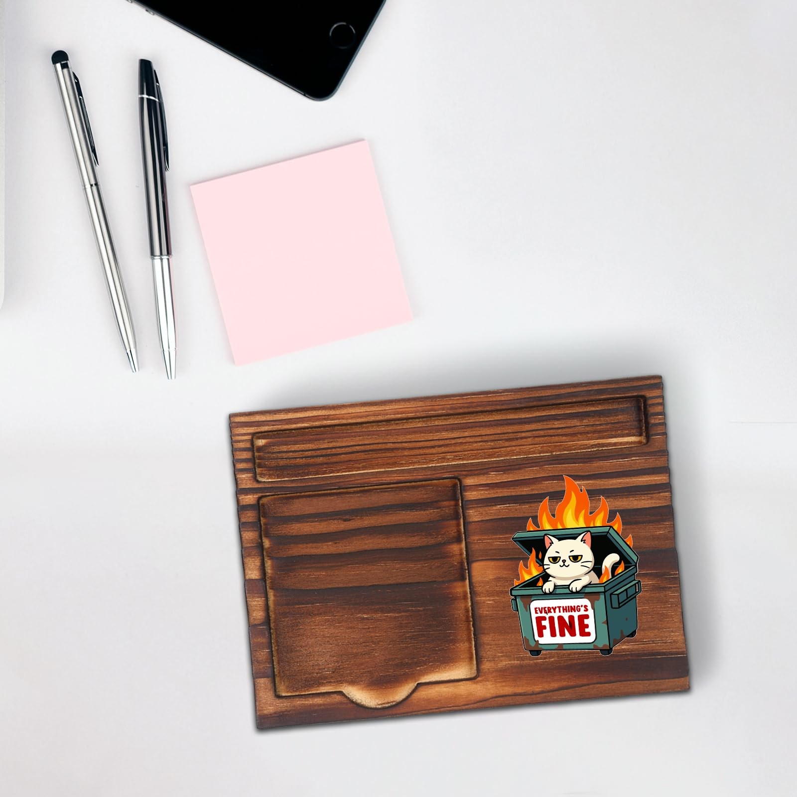 Could Be Worse Desk Decor, Funny Sticky Note Holder for Coworker Office Gift,…