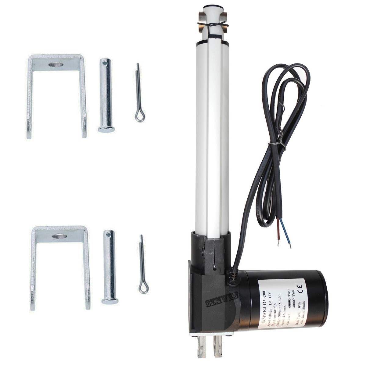 6000N Single Axis Solar Tracker Kit W/8″ Linear Actuator Controller Sun Track SJ