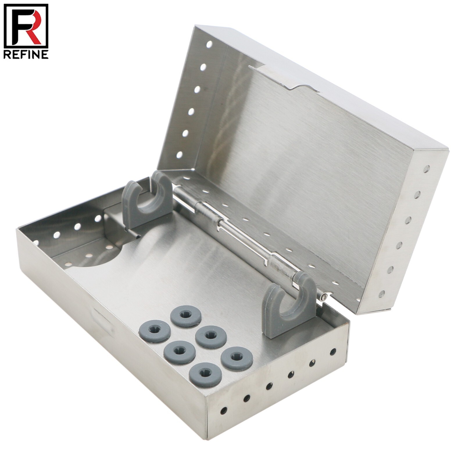 Refine Metal Disinfection Box Autoclavable at 135℃ for Dental Ultrasonic Scaler