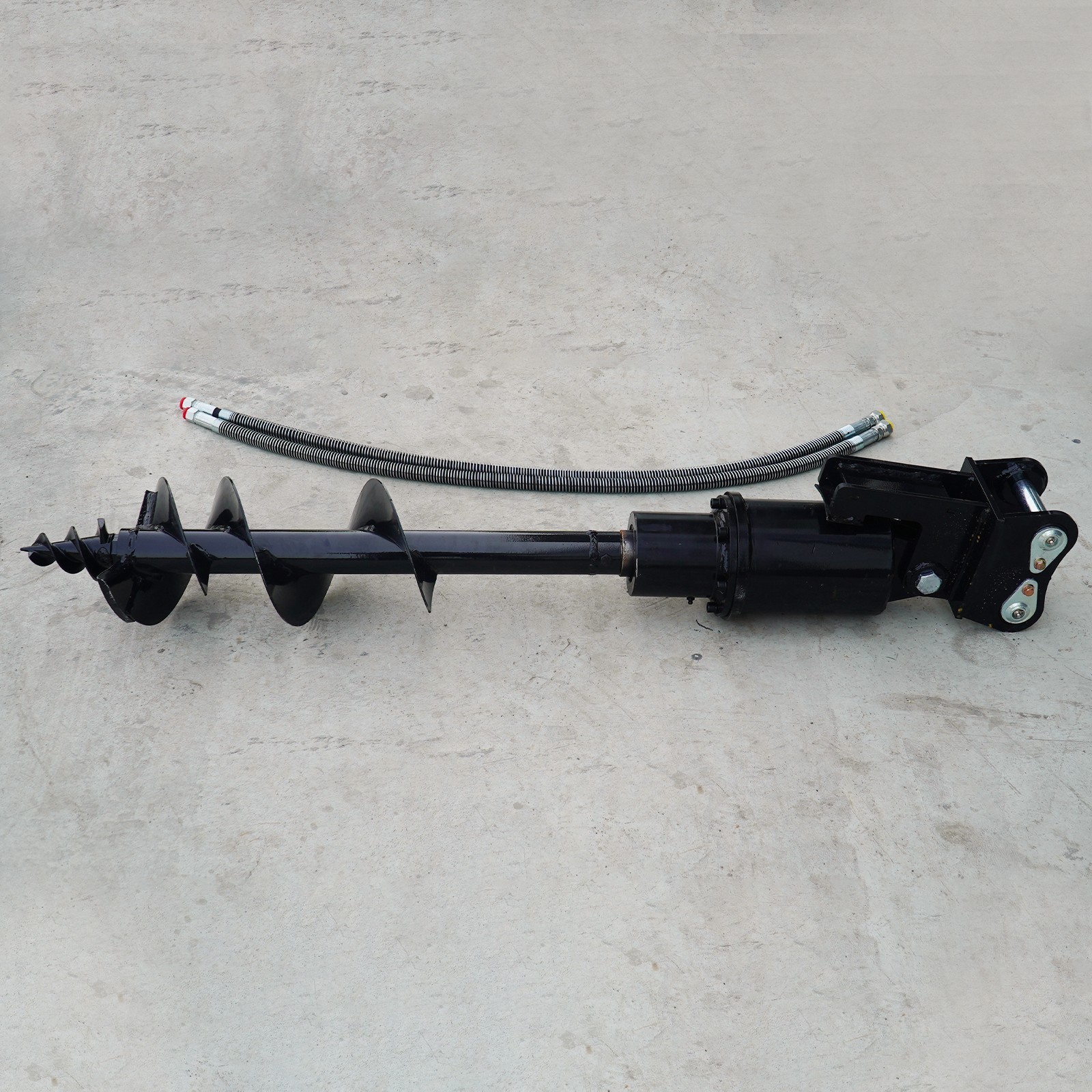 Mini Excavator Attachment Hydraulic 200mm Auger Drill with 30mm Pin FREE SHIP
