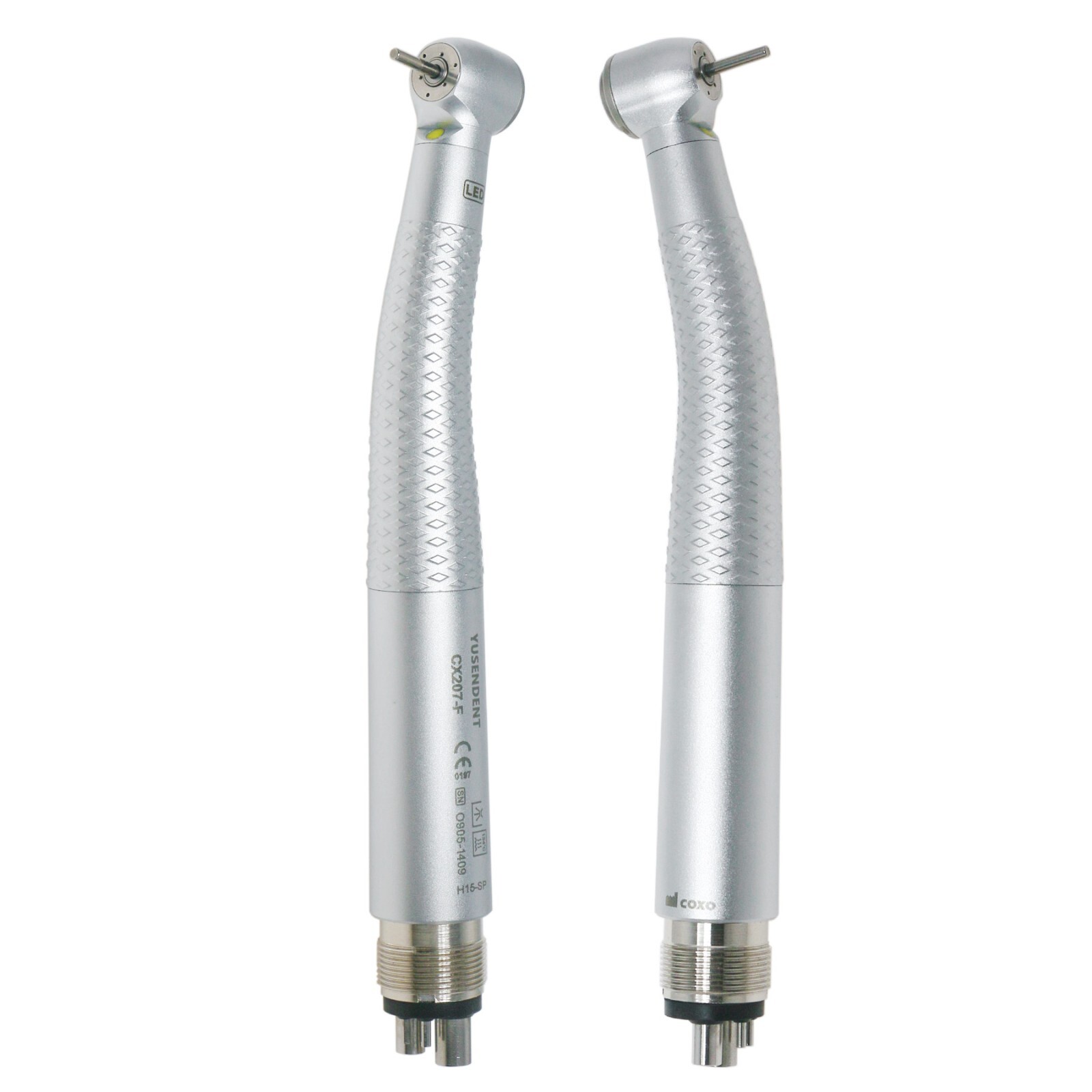 US COXO Dental Handpiece Air Turbine High Speed Self Power LED M4 4 Holes