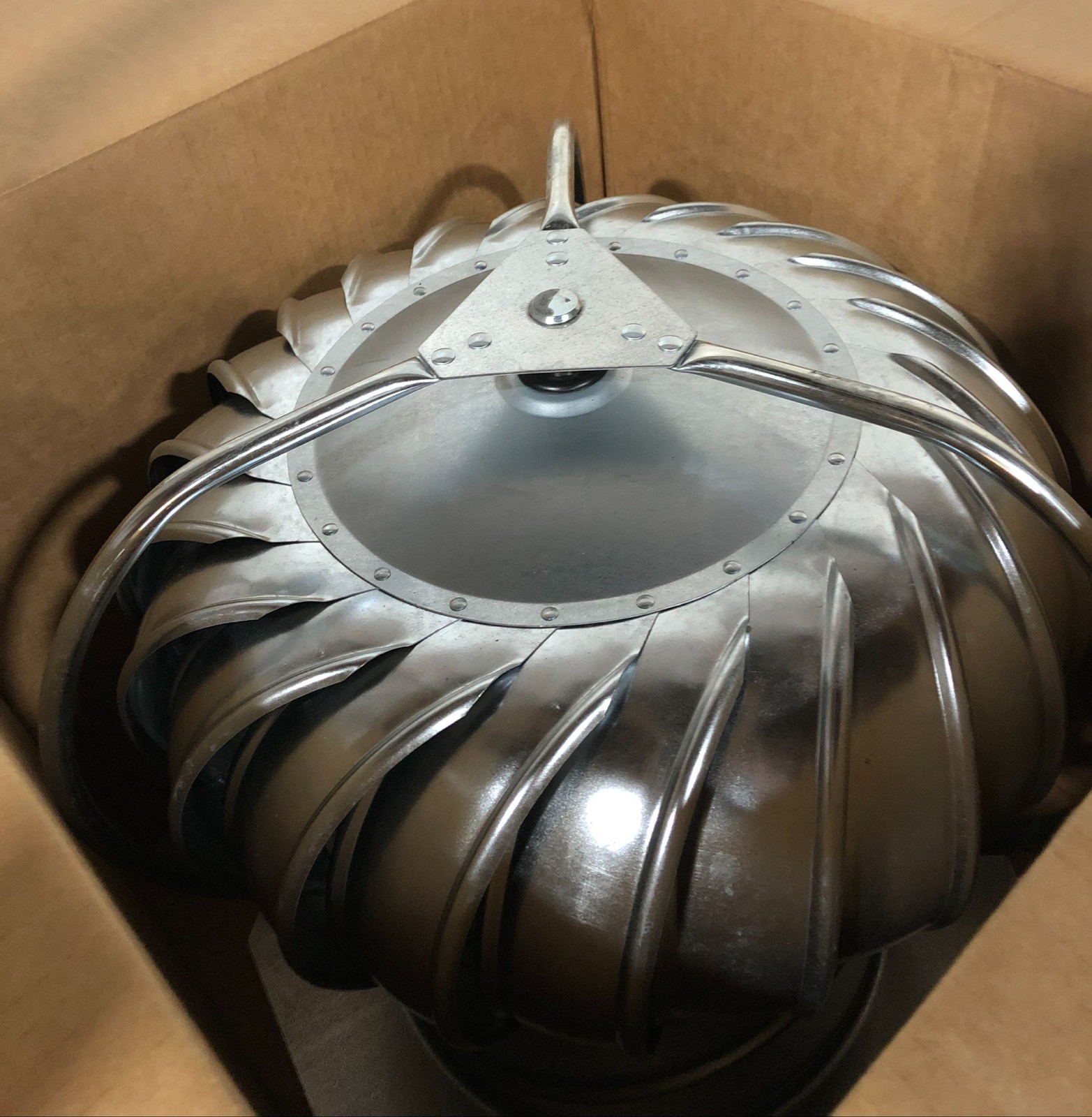Master flow GT12E 12″ Galvanized Externally Braced Replacement Turbine Head New