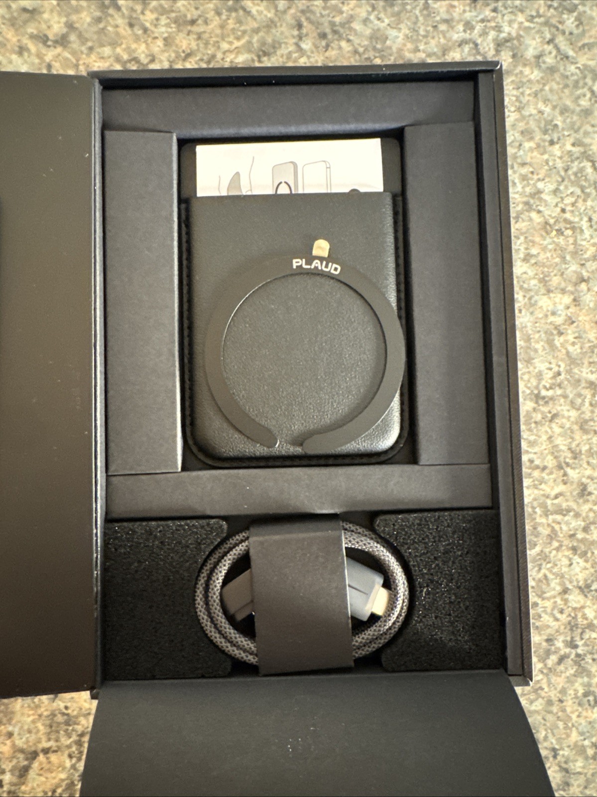 Plaud Note Pro Empowered AI Voice Recorder Magnetic Case in Black