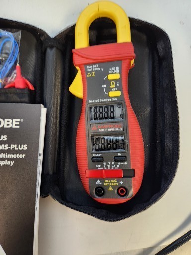 Amprobe ACD-14 TRMS PLUS Dual Display Digital Clamp Multimeter with Temp…