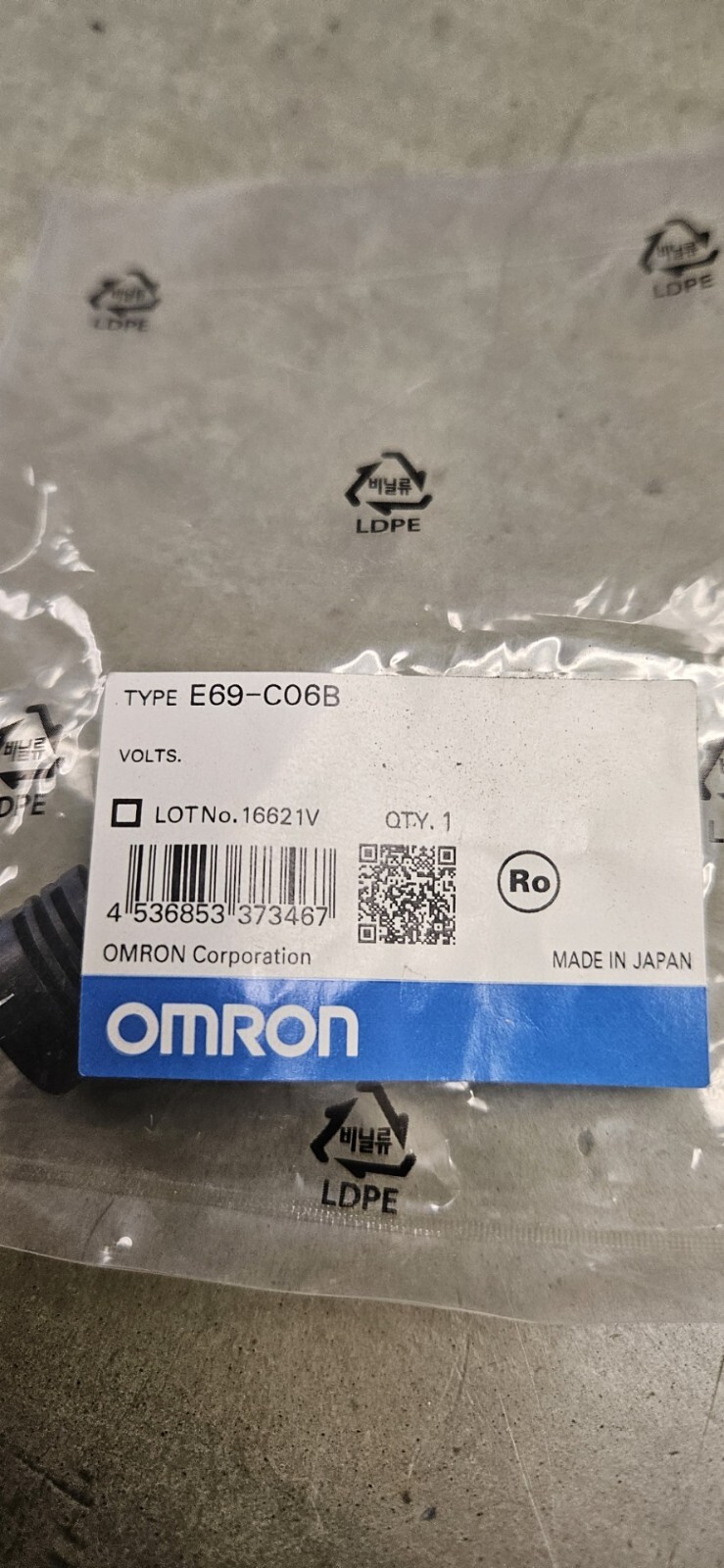Omron E69-C06B New Brand Rotary Encoder Plc Module In Box E69 C06B 1PCS