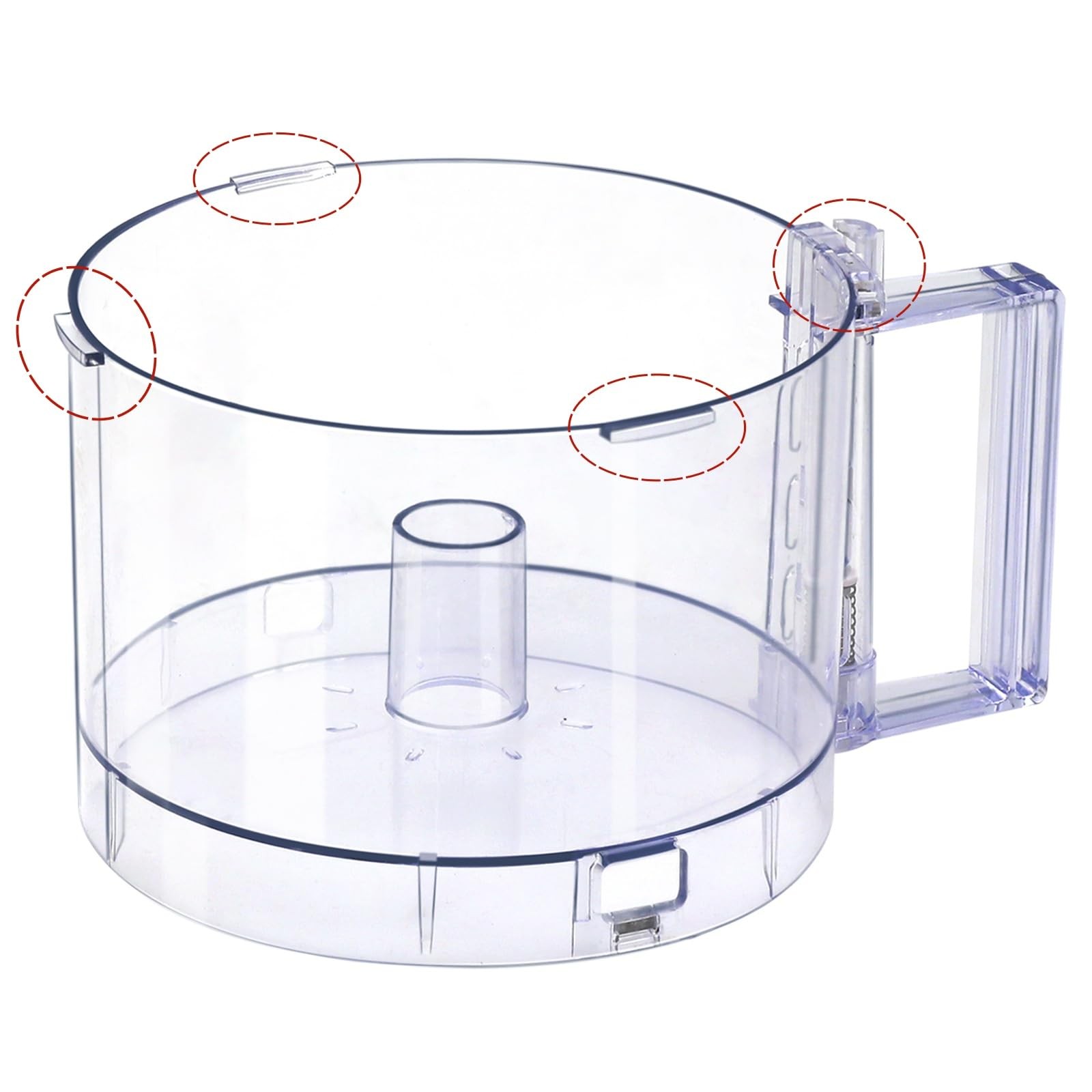 7 Cup Food Processor Work Bowl,FP-631AGTX-1 The 7 Cups, Transparent color