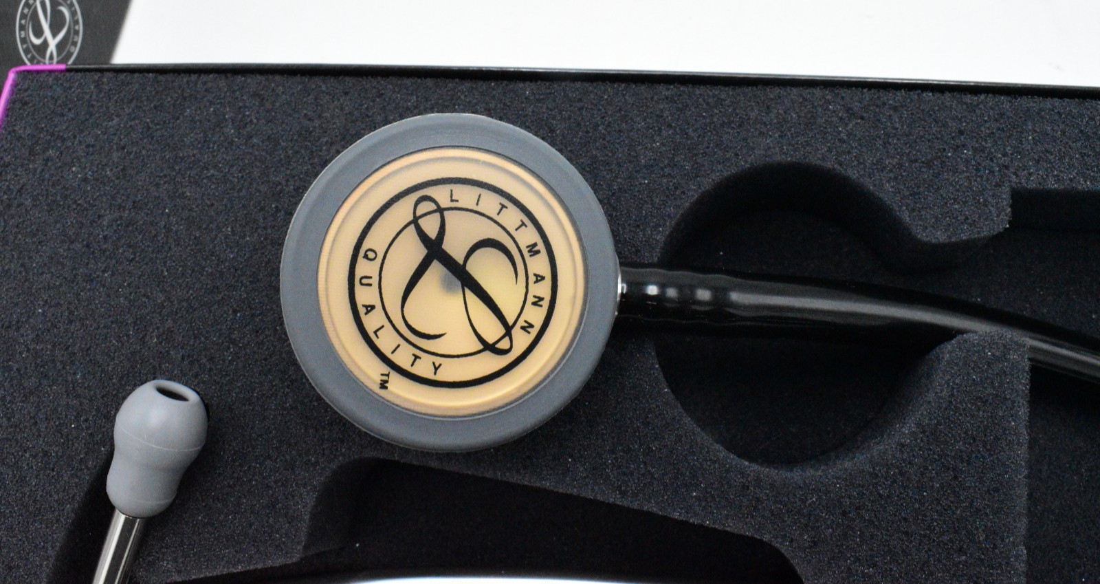 Littmann Classic III Stethoscope 27″ Black Tube Polished Copper Chestpiece #5646