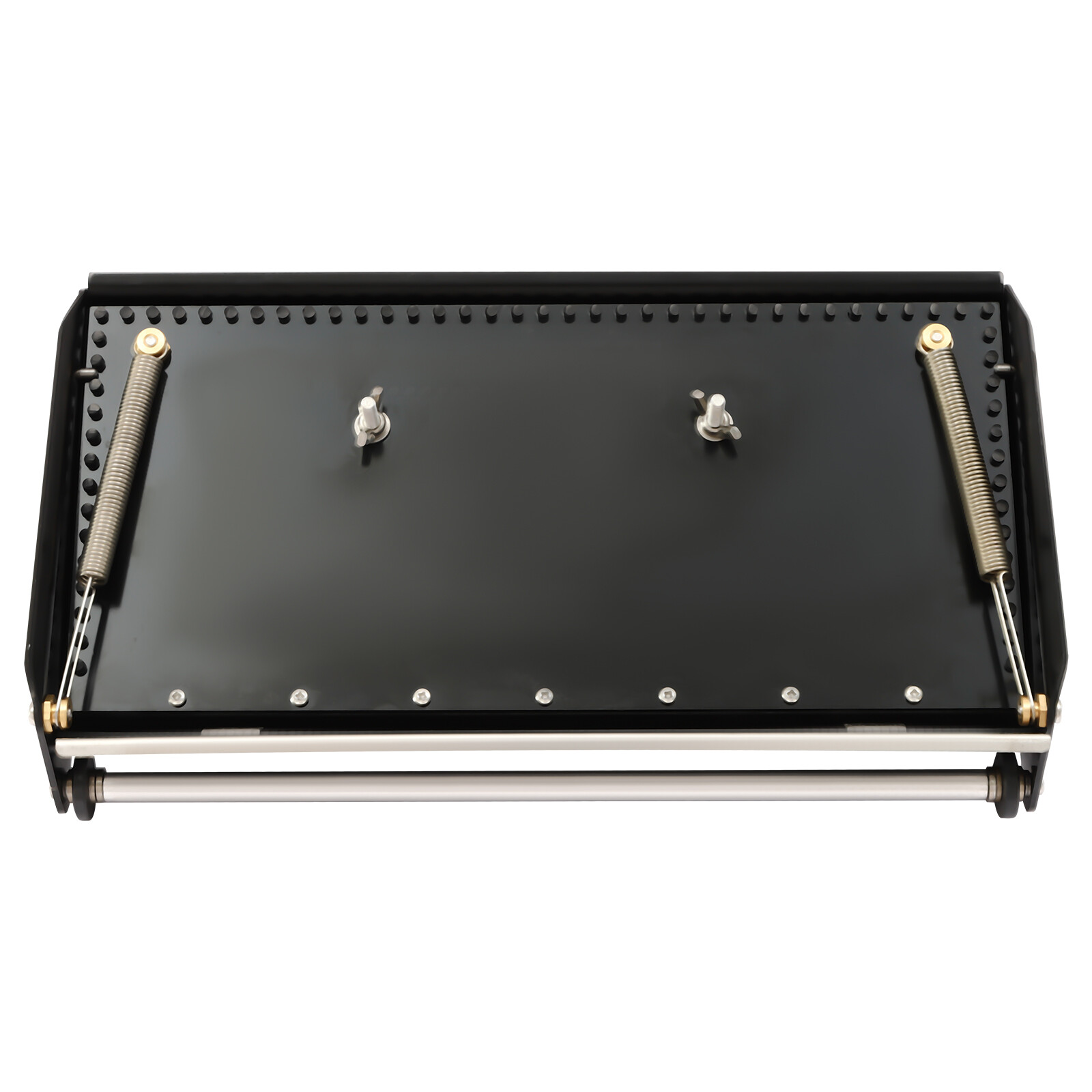 12″ Drywall Flat Finishing Box Drywall Tool Stainless Steel 32cm/12.6in Black
