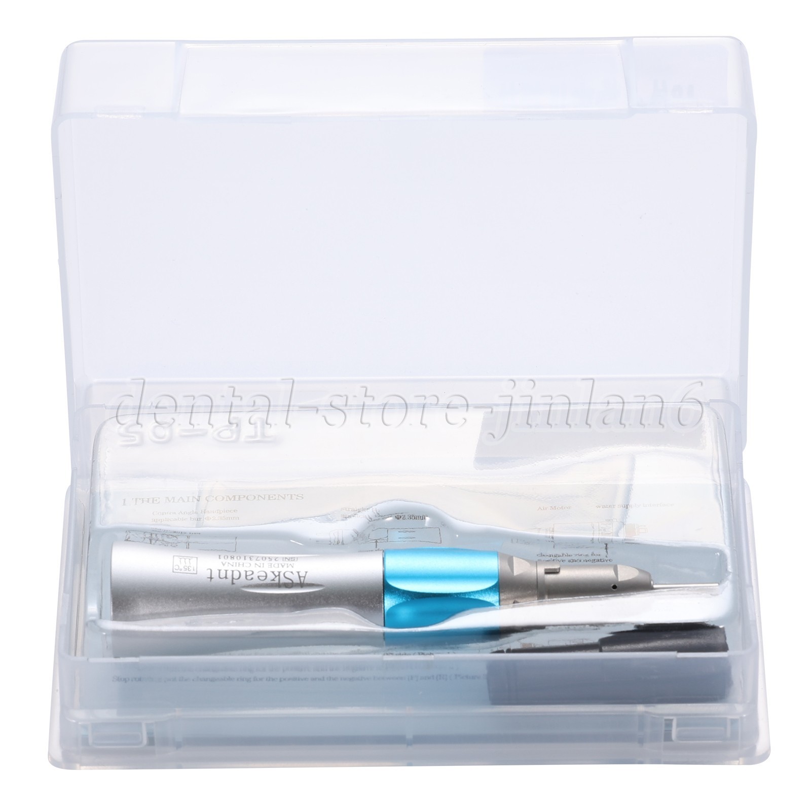 NSK Style Dental Slow Low Speed Straight Handpiece Nose Cone E-type Air Motor US