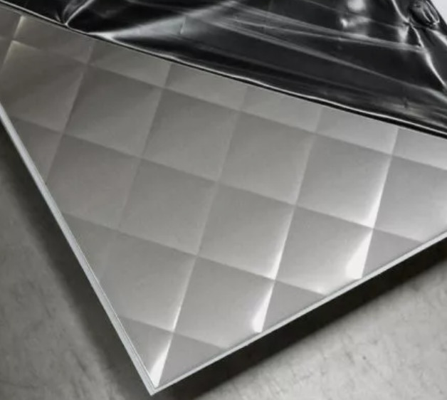 48X120 Diamond Stainless Steel Quilted Wall Back Splash Restaurant Food Truck